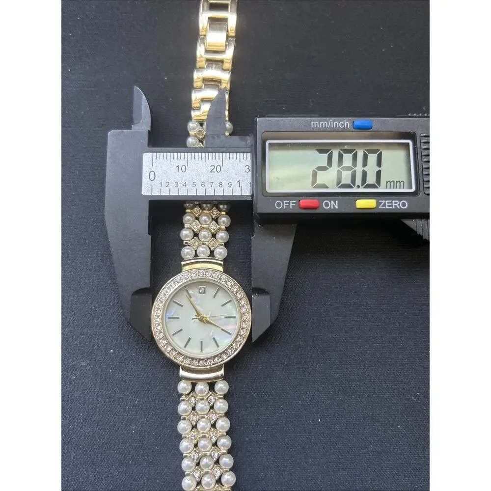 Charter Club MOP Dial Gold Tone Women’s Quartz Watch
